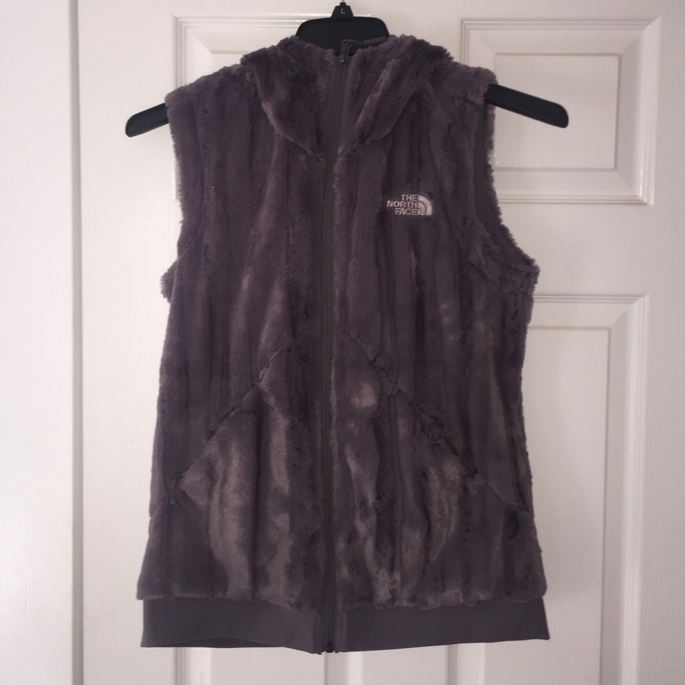 North Face Vest Fuzzy